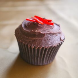 Gluten Free Aztec Chocolate Cupcake