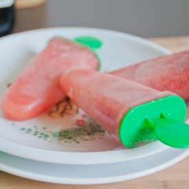 Watermelon and Mint Popsicles