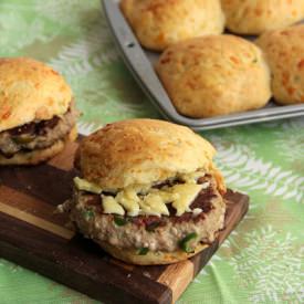 Jalapeno Popper Chicken Burgers