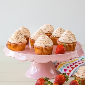 Caramelized White Chocolate Cupcake