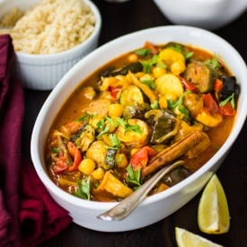 Summer Vegetable Chickpea Tagine
