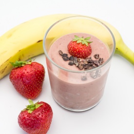 Choc Strawberry Banana Smoothie