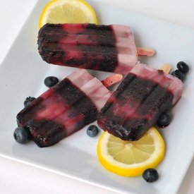 Blueberry Lemon Popsicles