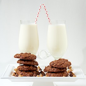 Chocolate PeanutButter Cookies