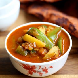 Potato Capsicum Gravy
