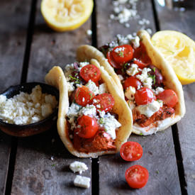 Greek Salmon Gyros