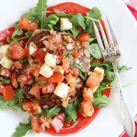 Naked Turkey Bruschetta Burger