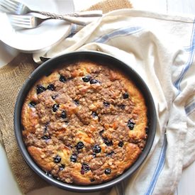 Best Blueberry Coffee Cake-Light!