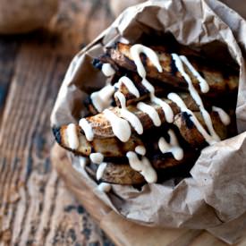 Tailgate Fries with Sriracha Sauce