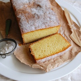 Passion Fruit Drizzle Cake