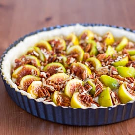 Fig Tart with Pecans and Cheese