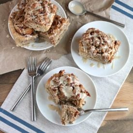 Whole Grain Banana Cinnamon Rolls