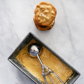 Burnt Sugar Ice Cream Sandwiches