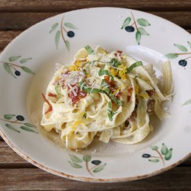 Pasta with Parma