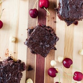 Cherry Hazelnut Brownies (GF)