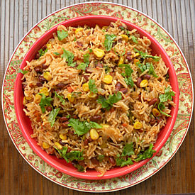 Mexican Tomato Rice with Beans