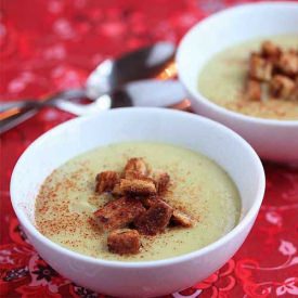 Creamy Roasted Cauliflower Soup