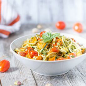 Zucchini Spaghetti & PistachioPesto