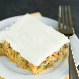 Carrot-Zucchini Bars
