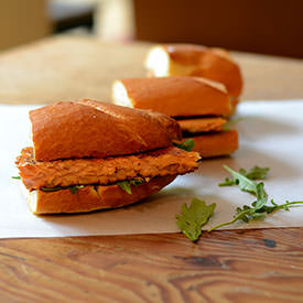 Blackened Salmon Sandwich