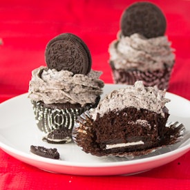 Chocolate Oreo Cupcakes