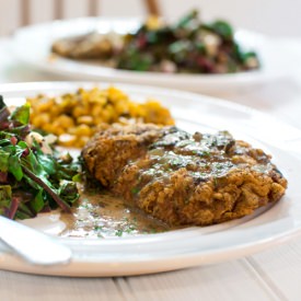Chicken-Fried Portobello Steak