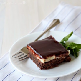 Chocolate Mint Cookie Bars