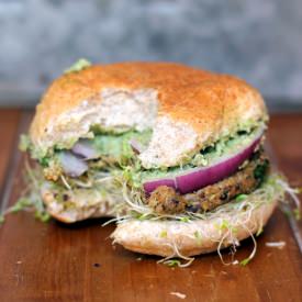 Sweet Potato Black Bean Burger