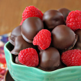 Chocolate-Covered Raspberries