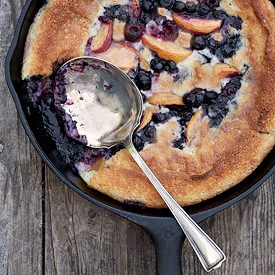 Summer Fruit Skillet Cobbler