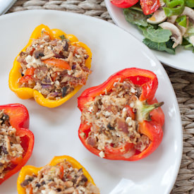 Healthy Tuna Stuffed Peppers