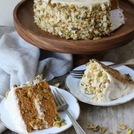 Pistachio Carrot Cake