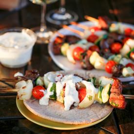 Grilled Lamb Kebabs