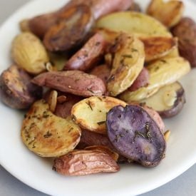 Garlic Rosemary Fingerling Potatoes