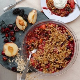 Stone Fruit Crumble