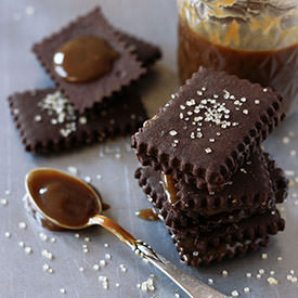 Chocolate Espresso Sandwich Cookies
