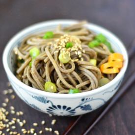Spicy Mandarin Orange Soba Noodles