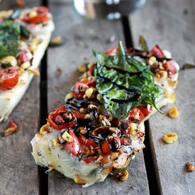 Garden Veggie French Bread Pizza