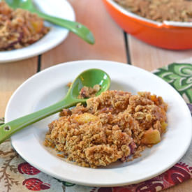 Peach Breakfast Crisp
