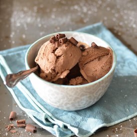 Salted Chocolate Ice Cream
