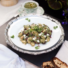 Cilantro Pesto Bean Salad