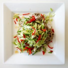 Quick Peanutty Soba Noodles