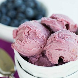 Blueberry Buttermilk Sherbet