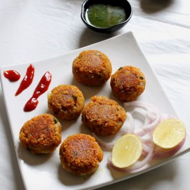 Poha and Oats Cutlet