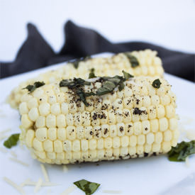 Parmesan + Garlic Corn on the Cob