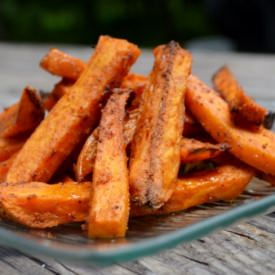 Maple- Chili Sweet Potato Fries