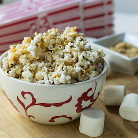 Marshmallow Caramel Popcorn