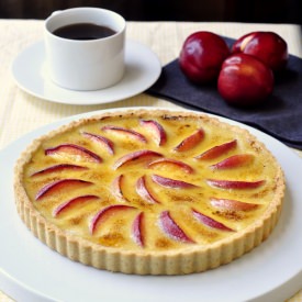 Summer Fruit Creme Brulee Tart