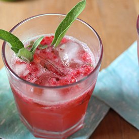 Raspberry-Herb Smash