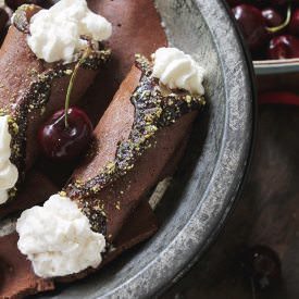 Black Forest Cannoli